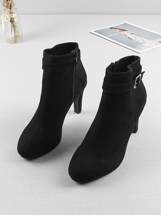 Women Buckle Fashion Boots