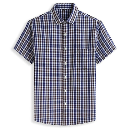 Men's Plaid button up shirt