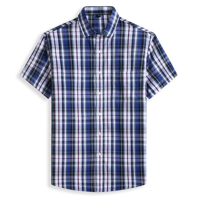 Men's Plaid button up shirt