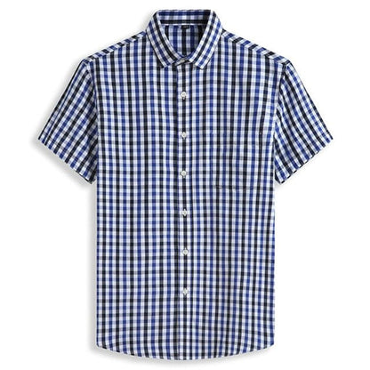 Men's Plaid button up shirt