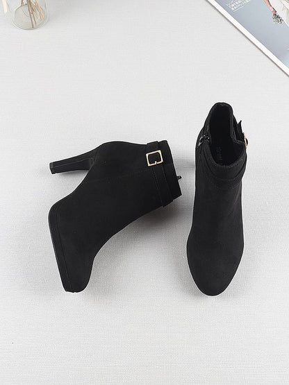 Women Buckle Fashion Boots