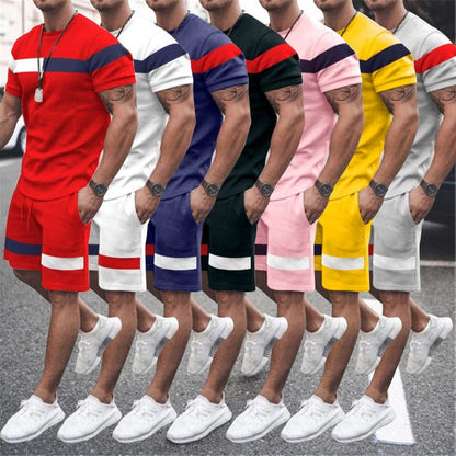 Men two piece Short Sleeve Set