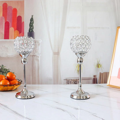 Crystal Tealight Candle Holders