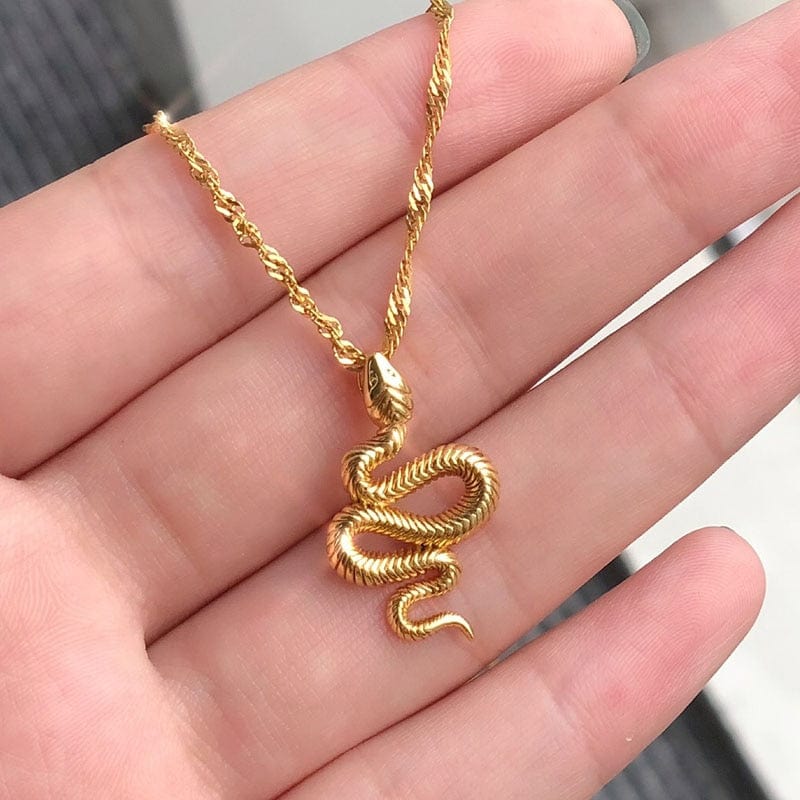 Snake Pendant Necklace For Women