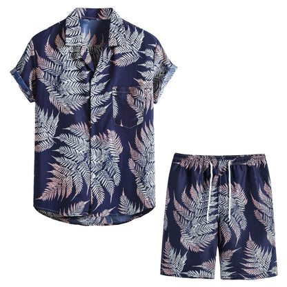 Men's Summer Short Sleeve Shirt + Shorts