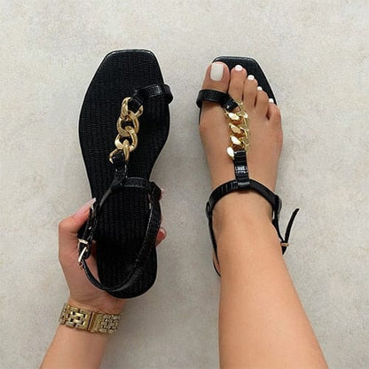 Women Crystal Chain Sandals