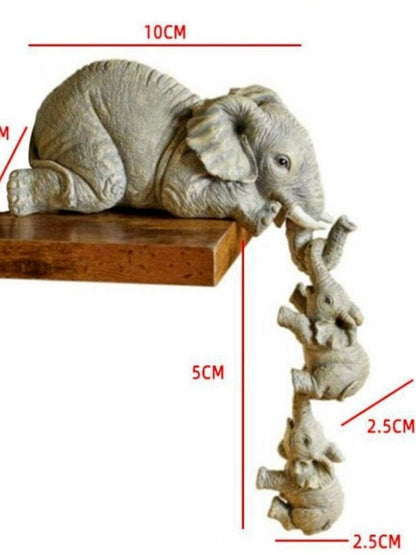 3pcs/set Cute Elephant Figures