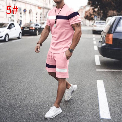 Men two piece Short Sleeve Set