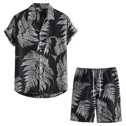 Men's Summer Short Sleeve Shirt + Shorts