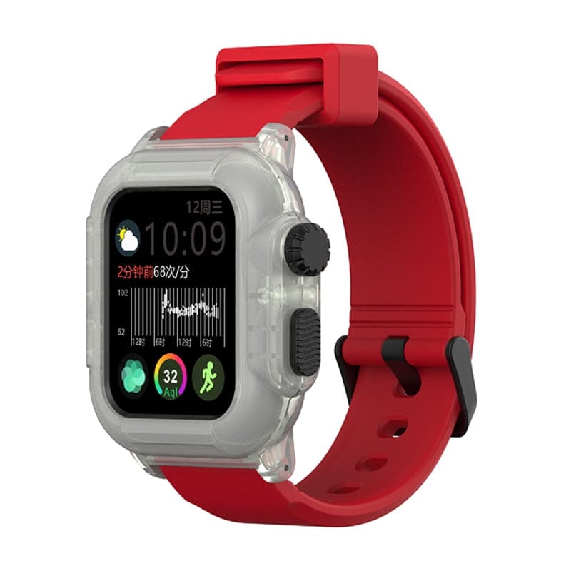 Silicone Band Case For Apple Watch