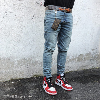 Men's Slim-Fit Long Jeans