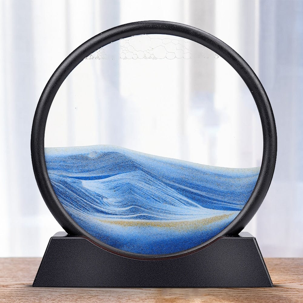 Moving 3D Sand Art Hourglass