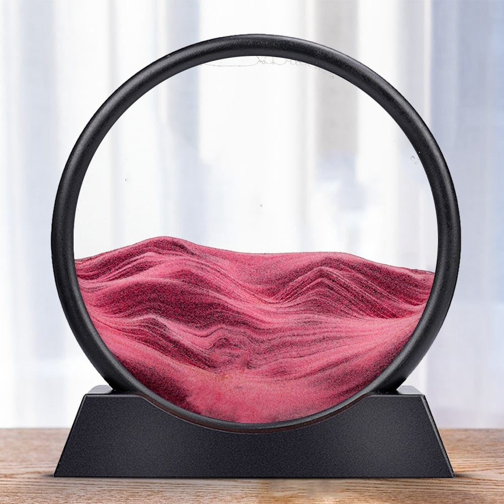 Moving 3D Sand Art Hourglass