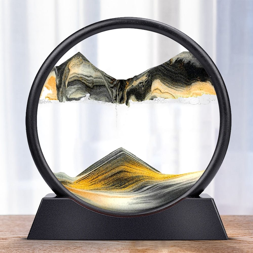 Moving 3D Sand Art Hourglass