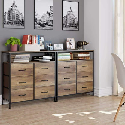 Storage Cabinet Chest with 6 Drawers