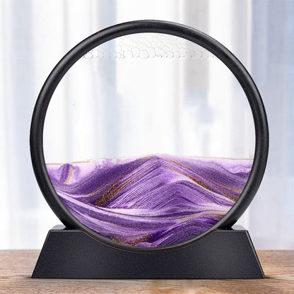 Moving 3D Sand Art Hourglass