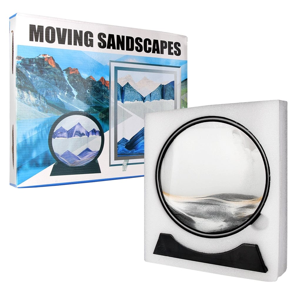 Moving 3D Sand Art Hourglass