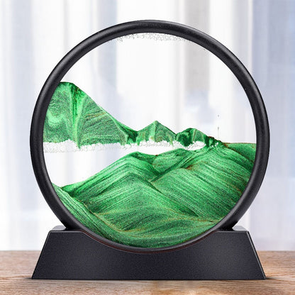 Moving 3D Sand Art Hourglass