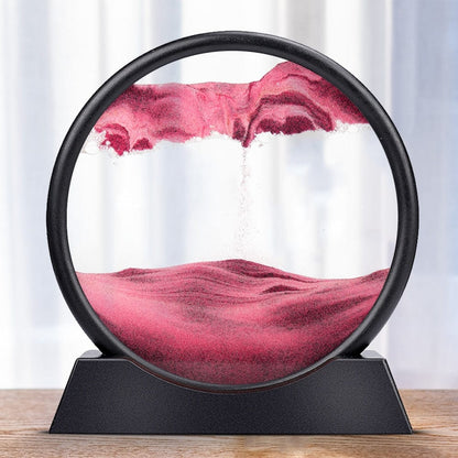 Moving 3D Sand Art Hourglass