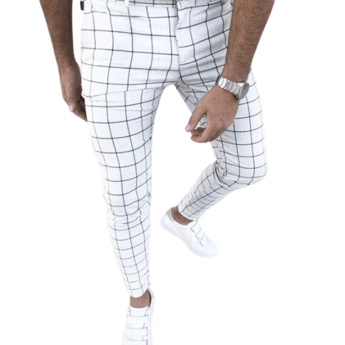 Men's Casual Plaid Pants