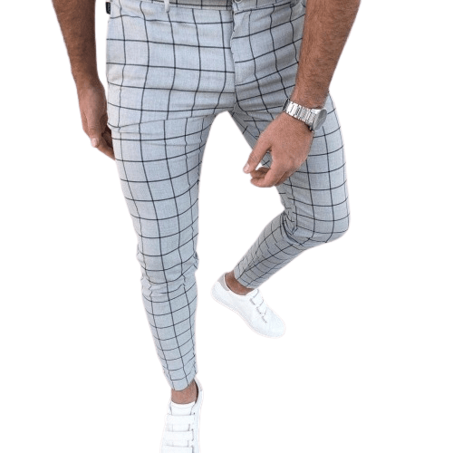 Men's Casual Plaid Pants