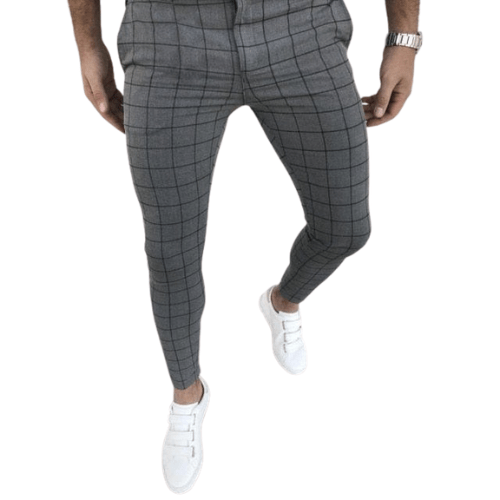 Men's Casual Plaid Pants