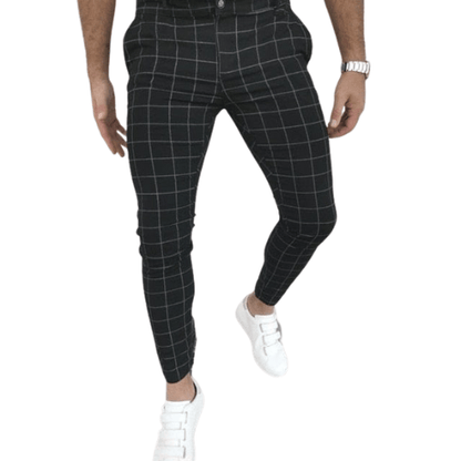 Men's Casual Plaid Pants