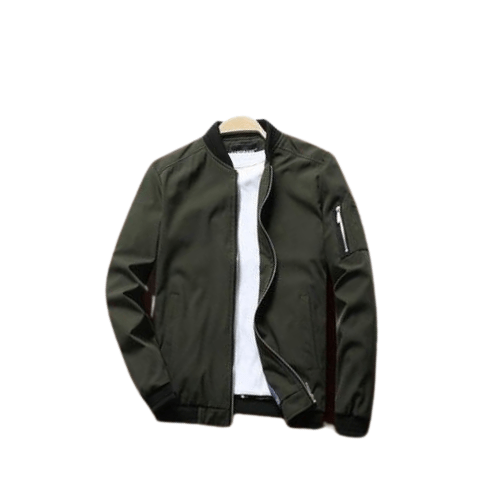 Men's Casual Bomber Zipper Jacket