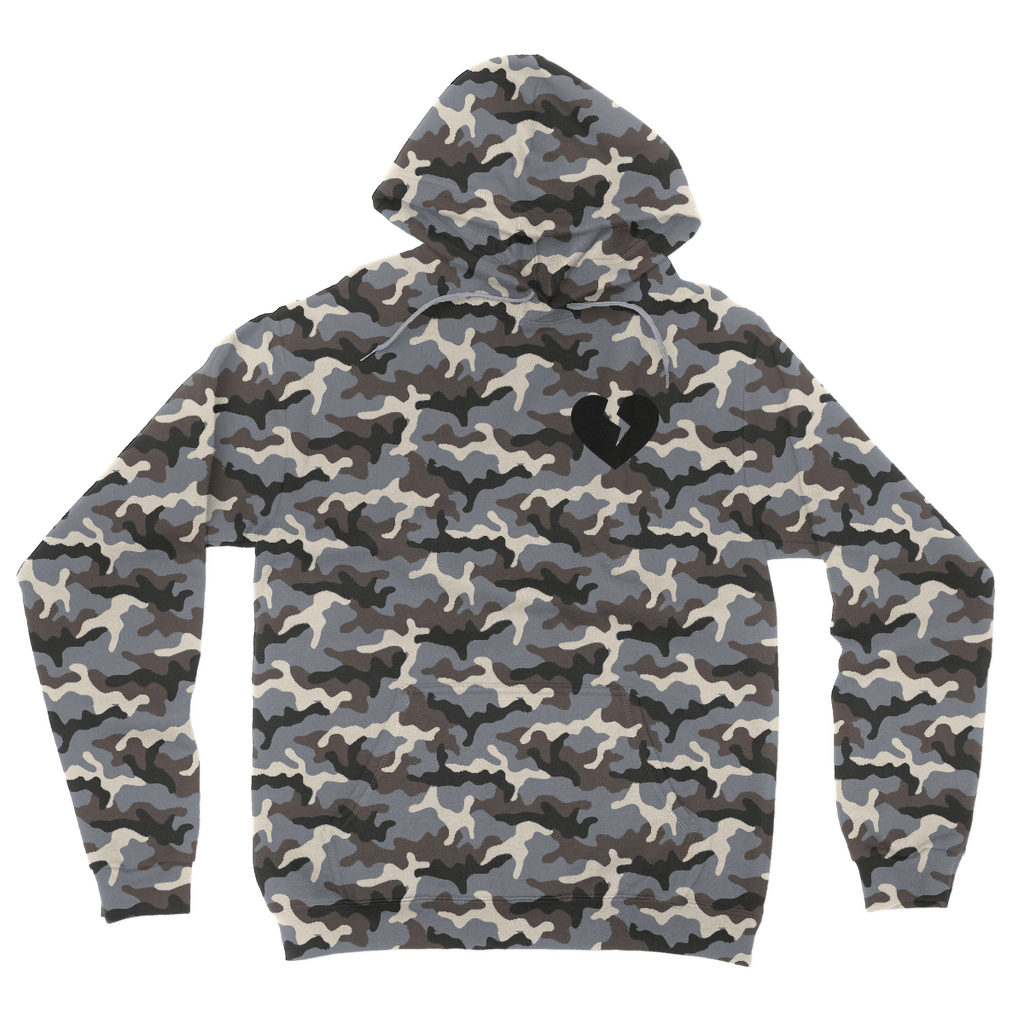 Broken Heart Camouflage Hoodie