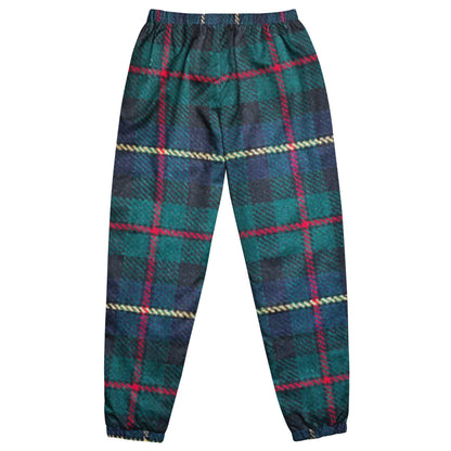 Plaid track pants