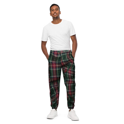 Plaid track pants