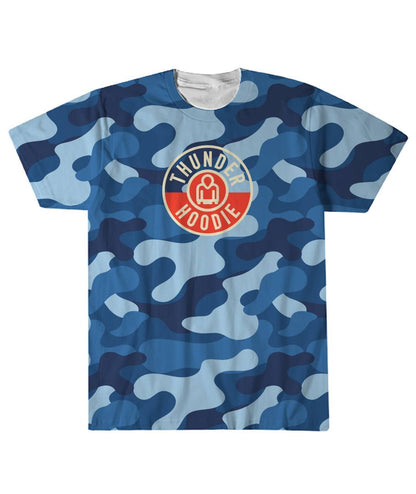 Blue Camouflage Tee