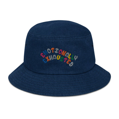 Denim bucket hat