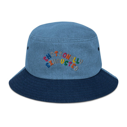 Denim bucket hat