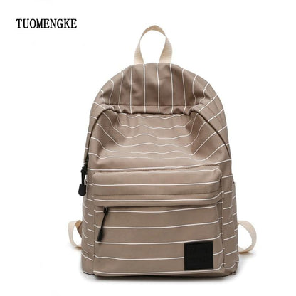 Striped Backpack