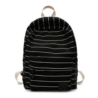 Striped Backpack