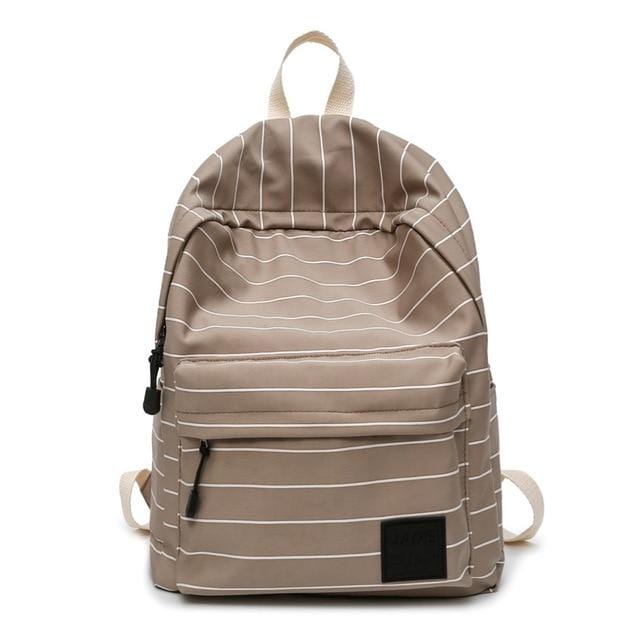 Striped Backpack