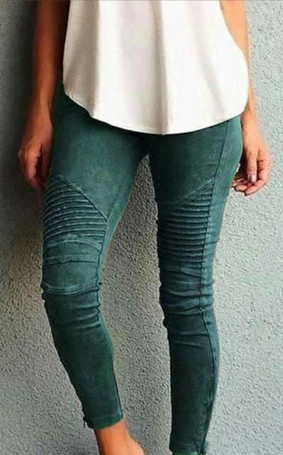 Women Skinny Stretch Pencil Pants