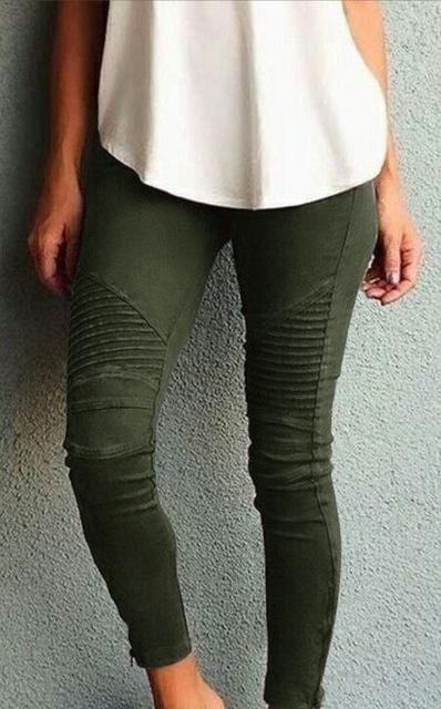 Women Skinny Stretch Pencil Pants