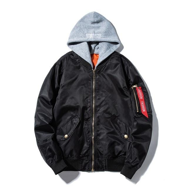 Hooded Bomber Jacket