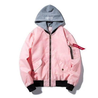 Hooded Bomber Jacket