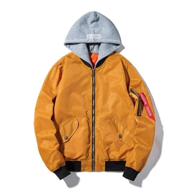 Hooded Bomber Jacket