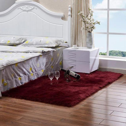 Luxury Faux Fur Rug For Bedroom