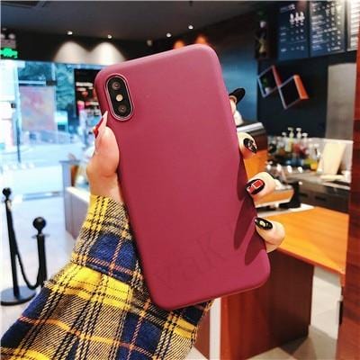 Matte Color iphone Cases