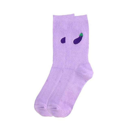 Funny Fruit Embroidery Ankle Cotton Socks