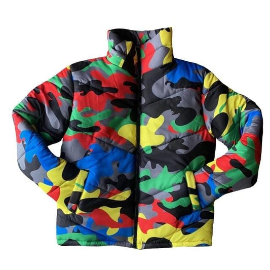 Camouflage Bubble Coat