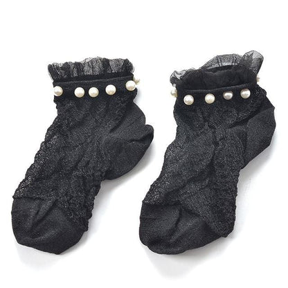 Women Fashion Shiny Ankles Socks