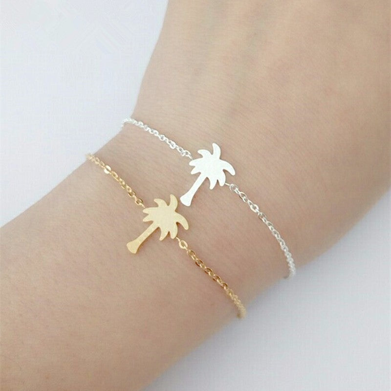 Palm Tree Ankle Bracelet Charm