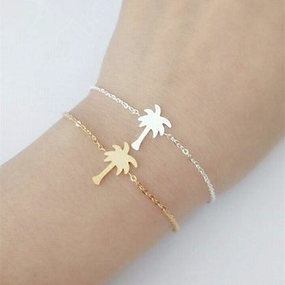 Palm Tree Ankle Bracelet Charm