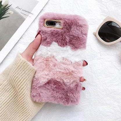 Cute Warm Furry Fluffy Phone Cases